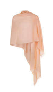 ghost mannequin shot: cashmere shawl